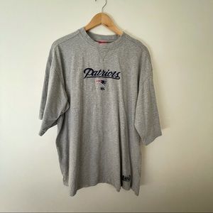 NFL New England Patriots Grey Short Sleeve Shirt